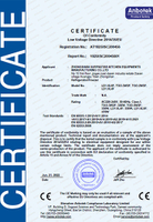 Refrigerator and Freezer CE certificate